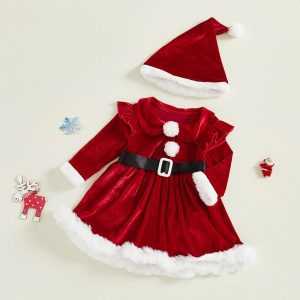 Vestido Mamá Noel 0-3m a 18-24m
